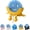 Yellow, variant on Cute Hanging Sponge Holder with Drainage, Keeps Your Sponge Dry & Smiling, Funny Sponge Stand for Kitchen Sink, 3D Printing Countertop Sponge Holders (Without Sponge)