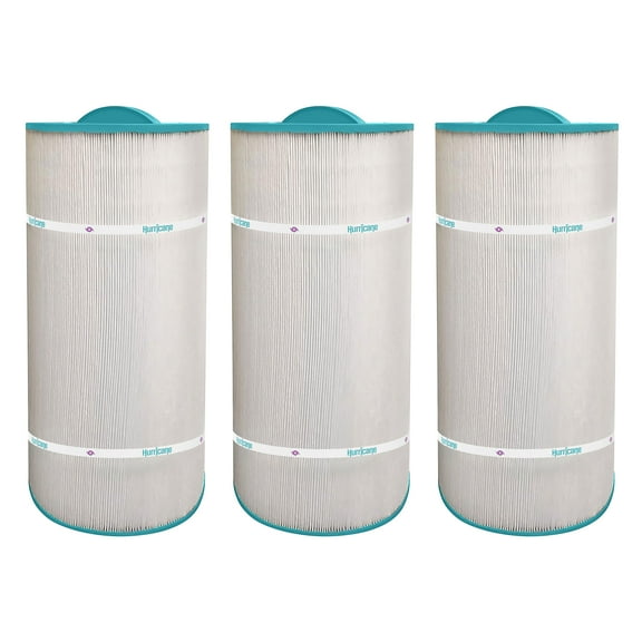 Hurricane 3 Pack Replacement Spa Filter Cartridge for Unicel C8399 and PCD100W