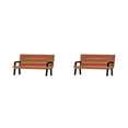 thumbnail image 2 of Transemion Hand Painted 1/64 Bench People Model Movie Props Miniature Layout Decor Beautifully Crafted Dioramas Micro Only Bench 2Set, 2 of 6
