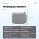 thumbnail image 4 of Bolsa de almacenamiento Bolsa de transporte portátil Caja de transporte a prueba de caídas Bolso para Insta360 Go 3 Accesorios Likrtyny Para estrenar, 4 of 9