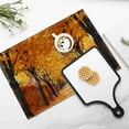 thumbnail image 5 of Placemats Set of 4,Fall Tree,Washable Burlap Woven Heat Resistant Placemat for Dinning Table,Farmhouse,Outdoor,18X12 Inch, 5 of 5