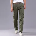 thumbnail image 3 of Jogger Cargo Gabardina Para Hombre Pantalón Casual, 3 of 6