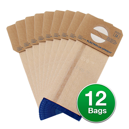 EnviroCare Replacement Vacuum Bags for Electrolux Style U Discovery Uprights 12 Pack