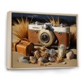 thumbnail image 2 of Designart "Camera for Beach Photography" Nautical & Beach Floater Framed Canvas Art Print, 2 of 7