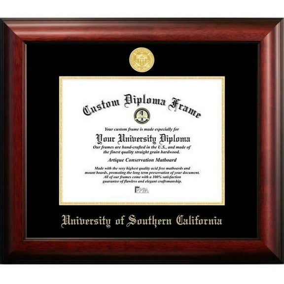 University of Southern 8.5" x 11" Gold Embossed Diploma Frame