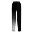 thumbnail image 4 of CLOISE Women's Sweatpants Joggers Baggy Jogger Sweatpants Loose Petite Tall Elastic Bottom Pants Black Y2k Elastic Waist Drawstring Color Block Sweatpants with Pockets Trendy Winter Sweatpants, 4 of 5
