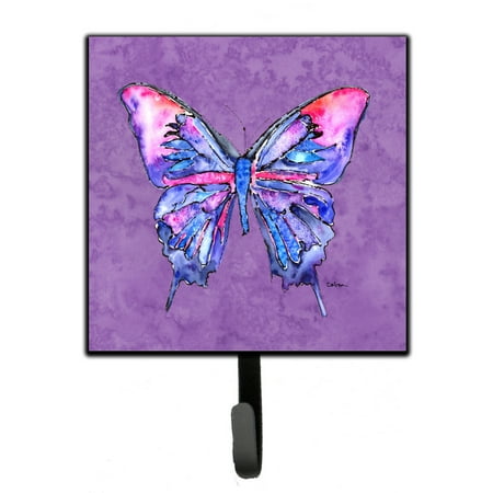 

Carolines Treasures 8860SH4 Butterfly on Purple Leash or Key Holder 7Hx4.25W multicolor