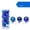 Blue, variant on 24Pcs Christmas Ball Ornaments, Shatterproof Christmas Tree Ball Ornaments for Christmas Party Home Decor, Hanging Balls,Blue