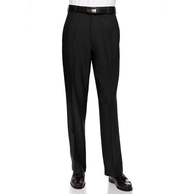 RGM Men's Flat Front Traditional Fit Dress Pant Runs Small
