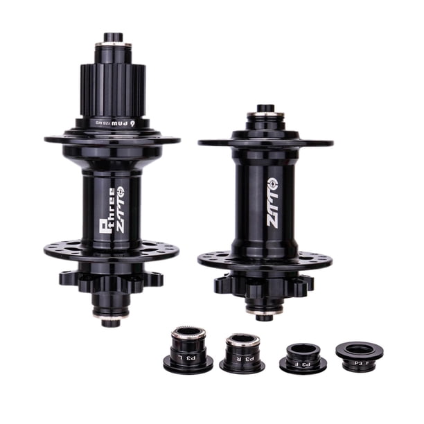 Juego de buje delantero y trasero de freno de disco para bicicleta