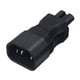 thumbnail image 5 of Zócalo de conversión,Conector de adaptador de servidor IEC C14 a C7 PDU,Adaptador IEC C14 a C7 PDU macho hembra,Enchufe de conversión Contacto de protección para el hogar,Enchufe de viaje, 5 of 9