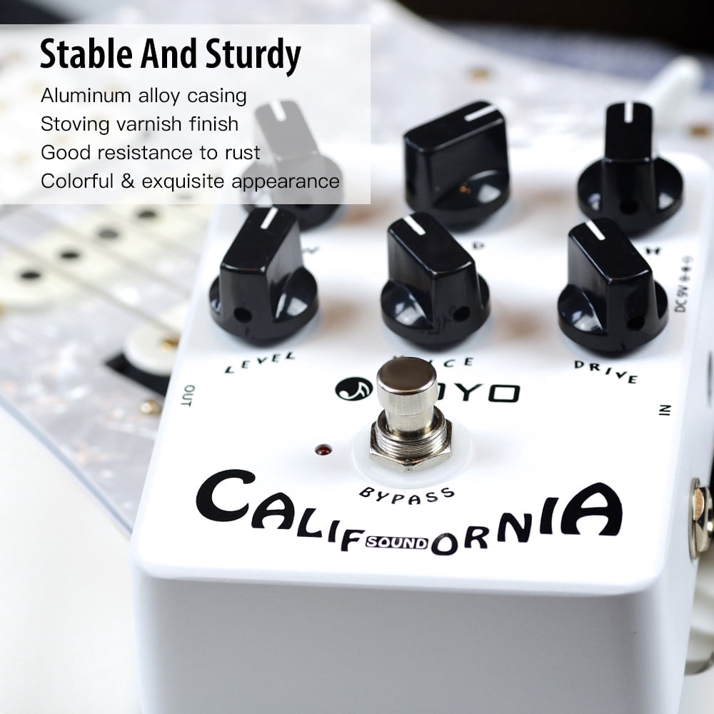JOYO JF-15 California Sound Guitar Pedal Amp Simulator From Overdrive to Distortion