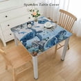 thumbnail image 2 of nygtbtfer Fitted Tablecloth Elastic Edged Table Cover,Marine Turtle Wipeable Table Cloths for Kitchen Dining Party Fit up Tables,, 2 of 7