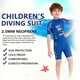 thumbnail image 3 of Traje de buceo traje de buceo secado rápido de una pieza cuello redondo traje de baño anti-medusas tamaño múltiple para snorkeling surfing sandbeach blue xl seitruly OD003687-08, 3 of 6