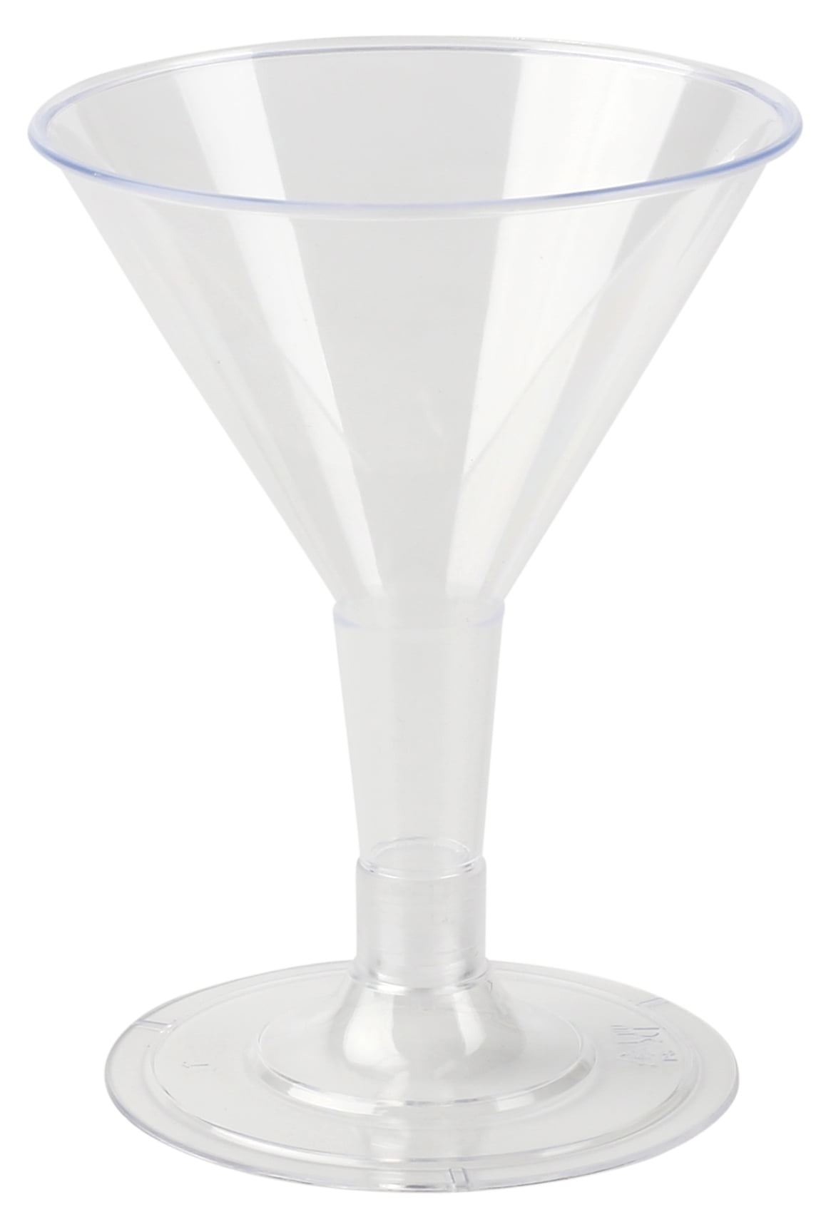 Kaya Collection Plastic Clear Martini Glasses 2oz Mini Disposable