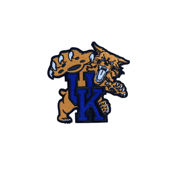UK KENTUCKY WILDCATS EMBROIDERED IRON ON PATCH 3.5”