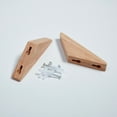 thumbnail image 4 of Ganchos de madera Ganchos de pared, Ganchos para abrigos, Ganchos de madera de caucho (paquete de 6) Ganchos para colgar en la pared Ganchos para colgar abrigos, Ganchos para sombreros, Ganc, 4 of 5