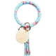 thumbnail image 1 of Llave para las mujeres de cuentas llavero anillo pulsera SilKeychain pulsera pulsera linda pulsera de silicona, 1 of 1