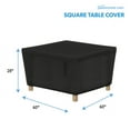 thumbnail image 2 of Patio Large Waterproof Ottoman Cover - Outdoor Square Side Table Covers - Patio Ottoman Washable Cover - Heavy Duty Furniture 60 Inch Black, 2 of 6