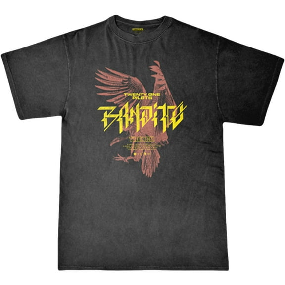 Men's Twenty One Pilots Bandito Bird Slim Fit T-shirt Small Black
