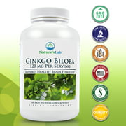 Nature's Lab Ginkgo Biloba, 120 mg - 60 Capsules