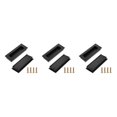 thumbnail image 4 of serony 2pieces Easy-to-install Door Drawer Handles Quick And Rust-resistant black 3Set, 4 of 6