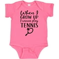 thumbnail image 3 of Inktastic Future Tennis Player Boys or Girls Baby Bodysuit, 3 of 5