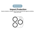 thumbnail image 3 of 2 Pack Qixxronics Camera Lens Protector Compatible with iPhone 11 Pro Max [Night Circle] Tempered Glass Lens Cover for iPhone 11 Pro Max, 3 of 5