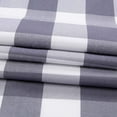 thumbnail image 4 of PinShang Buffalo Checkered Tablecloth, Wrinkle Resistant Heavy Weight Yarn Fabric Plaid Table Cover, for Kitchen Dinning Tabletop, Gray + White, 55"*70", 4 of 7