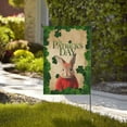 thumbnail image 4 of St. Patrick's Day Clover Rabbit in Red Day Garden Decor Flags, Double-Sided Garden Flags for Patio Terrace, 12.5"x18", 4 of 9