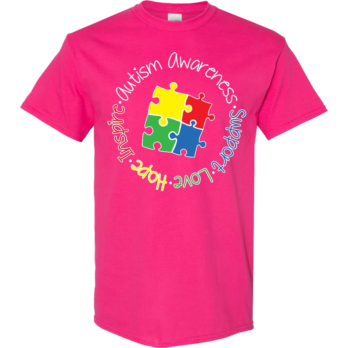 Inktastic Autism Awareness Circle T-Shirt