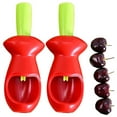 thumbnail image 5 of Cherry Pitter Tool Strawberry Core Remover Strawberry Huller Olive Pitter Tool Cherry Corer Pitter Fruit Core Seed Remover for Make Fresh Cherry Dishes, Cherries Pie,Cocktail Cherries, 2.01x5.1", 5 of 6