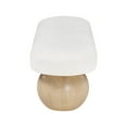 thumbnail image 6 of Meridian Furniture Bowies Cream Bench, 6 of 8