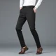 thumbnail image 4 of Pantalones de traje rectos para hombre, pantalones negros de verano para hombre, 9 pantalones cortos, reseñas coreanas, muchos elegantes, de alta calidad, 2024 con estilo, 4 of 5