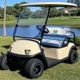 thumbnail image 2 of HUIACONG Distressed El Salvador Flag Print Golf Cart Seat Covers 2 Piece Universal Fit for EZGO TXT RXV Club Car DS 2 Person Seats, Cute Stylish Golf Cart Towel Blanket Universal Design, 2 of 7