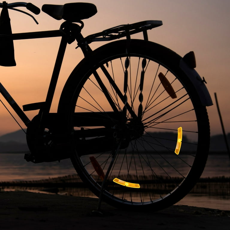 Reflector 10 Pcs Convenient Bike Reflectors Decorate Accessories The Sign Low Price Wheel Plastic Walmart