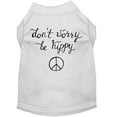 thumbnail image 6 of Pet Dog  Cat Shirt Screen Printed, "Don't Worry, Be Hippy", 6 of 10