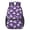 Unicorn and Rainbow Purple Pattern-1, variant on Unicorn and Rainbow Purple Pattern 17" Waterproof Oxford School Backpacks for Teens, S-Shape Padded Straps, for School, Travel, Hiking, Camping