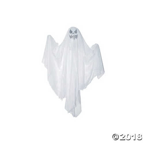 Hanging Ghost with Spooky Faces Halloween Décor - Walmart.com