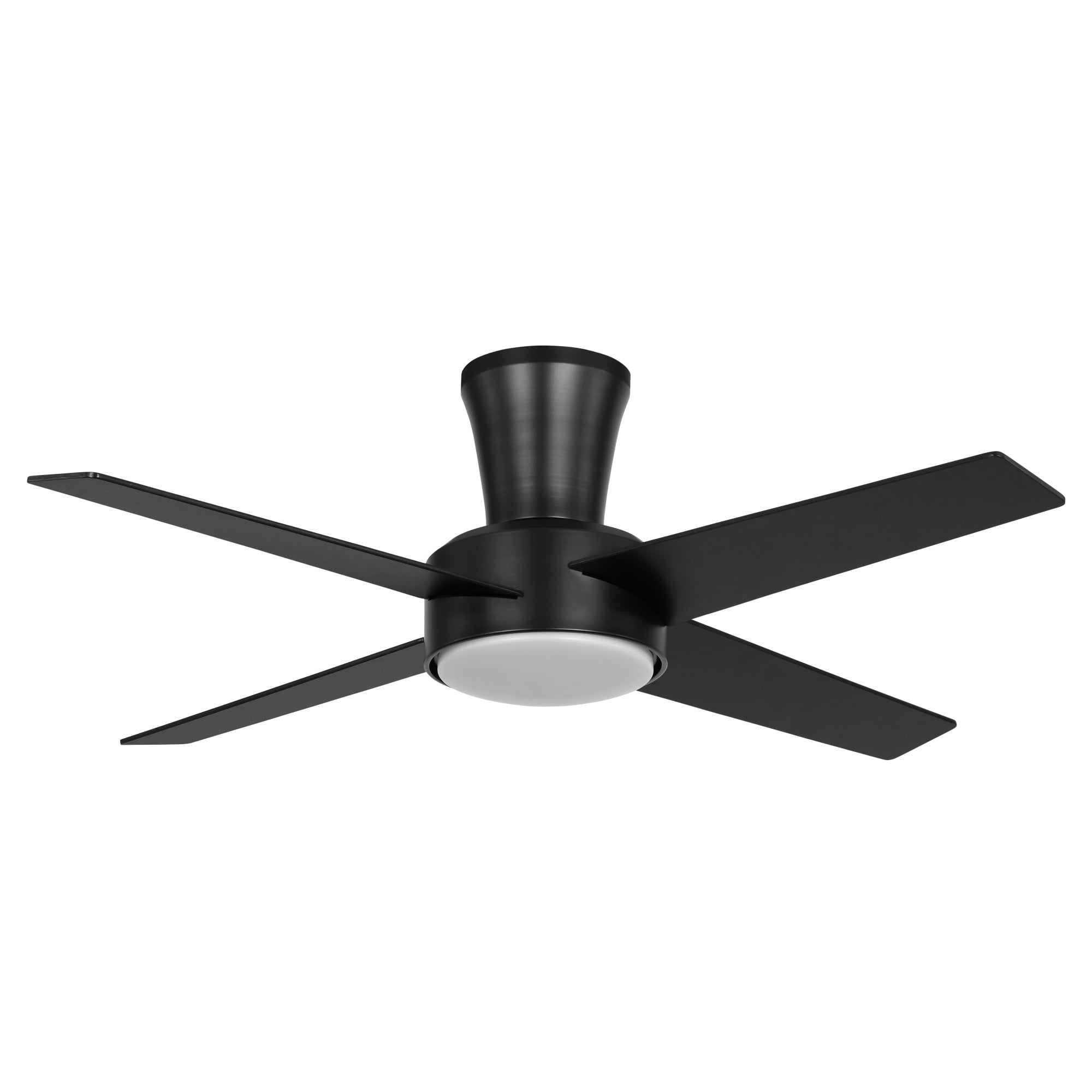 Mainstays 42 in Black Low-Profile DC Ceiling Fan with Integrated LED Light and Remote Control