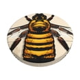 thumbnail image 1 of Disketp Honey Bee Funda Redonda para Taburete, Funda de Cojín para Silla de Bar Suave y Elástica-13 inch, 1 of 7