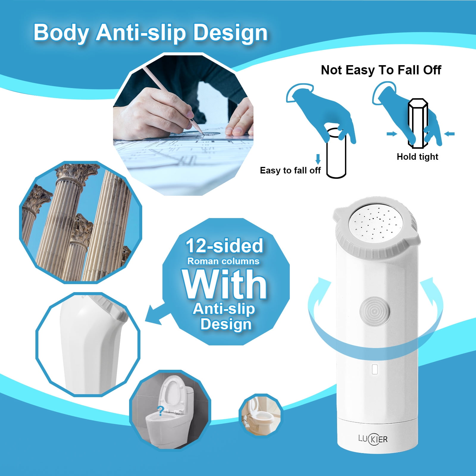 Portable Electric Travel Bidet for women  2 Spray Modes,USB Rechargeable, Electric Mini Bidet Pressure Adjustable for Camping, Desert Trips, Airplanes, Trains & Personal Hygiene