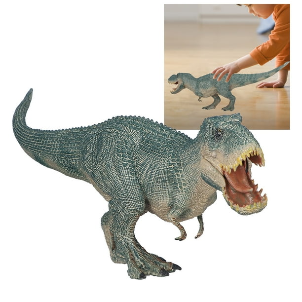 Juguetes de dinosaurio realistas grandes y solidos figuras de dinosaurios T Rex modelo de juguetes para ninos pequenos color verde Walmart en linea