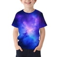 thumbnail image 2 of NAISIBABY Boys Graphic T-Shirt, Crewneck Short Sleeve Casual Soft Kids Fashion Active Tee Multicolor 5T, 2 of 5