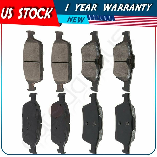 8X Brake Ceramic Pads For Ford Escape 2013 2014 2016 Front and Rear