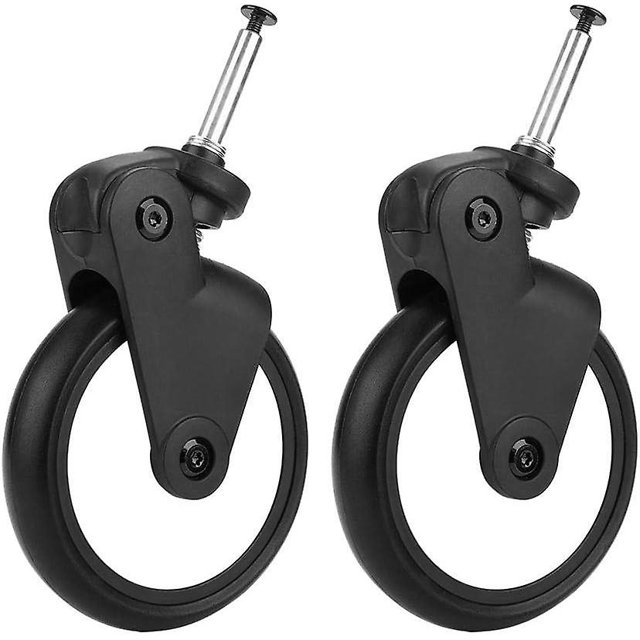 (1 par delantero) ruedas de goma reemplazo cochecitos de bebé ruedas delanteras/traseras accesorios para carrito Yoya Vovo