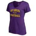 thumbnail image 2 of Women's Purple ECU Pirates First Sprint V-Neck T-Shirt, 2 of 3