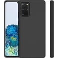 thumbnail image 2 of Compatible with Galaxy S20 Plus Case Liquid Silicone Case Dual Layer Hybrid Hard PC Soft Silicone Gel Rubber Bumper Slim Fit Shockproof Protective Phone Case for Samsung Galaxy S20 Plus, Black, 2 of 12