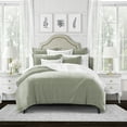 thumbnail image 2 of 6ix Tailors RAN-MEA-CVT-SK-5PC Rania Meadow Super King Size Coverlet & 2 Pillow Shams Set - 5 Piece, 2 of 7