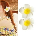 Bluethy 2Pcs Women Hair Pins Flower Decor Antislip Design Hair Clip